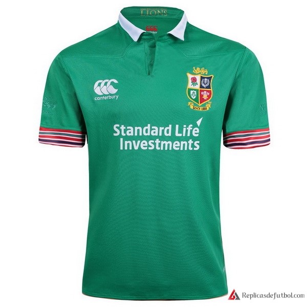Camiseta Entrenamiento British and Irish Lions 2017-2018 Verde Rugby